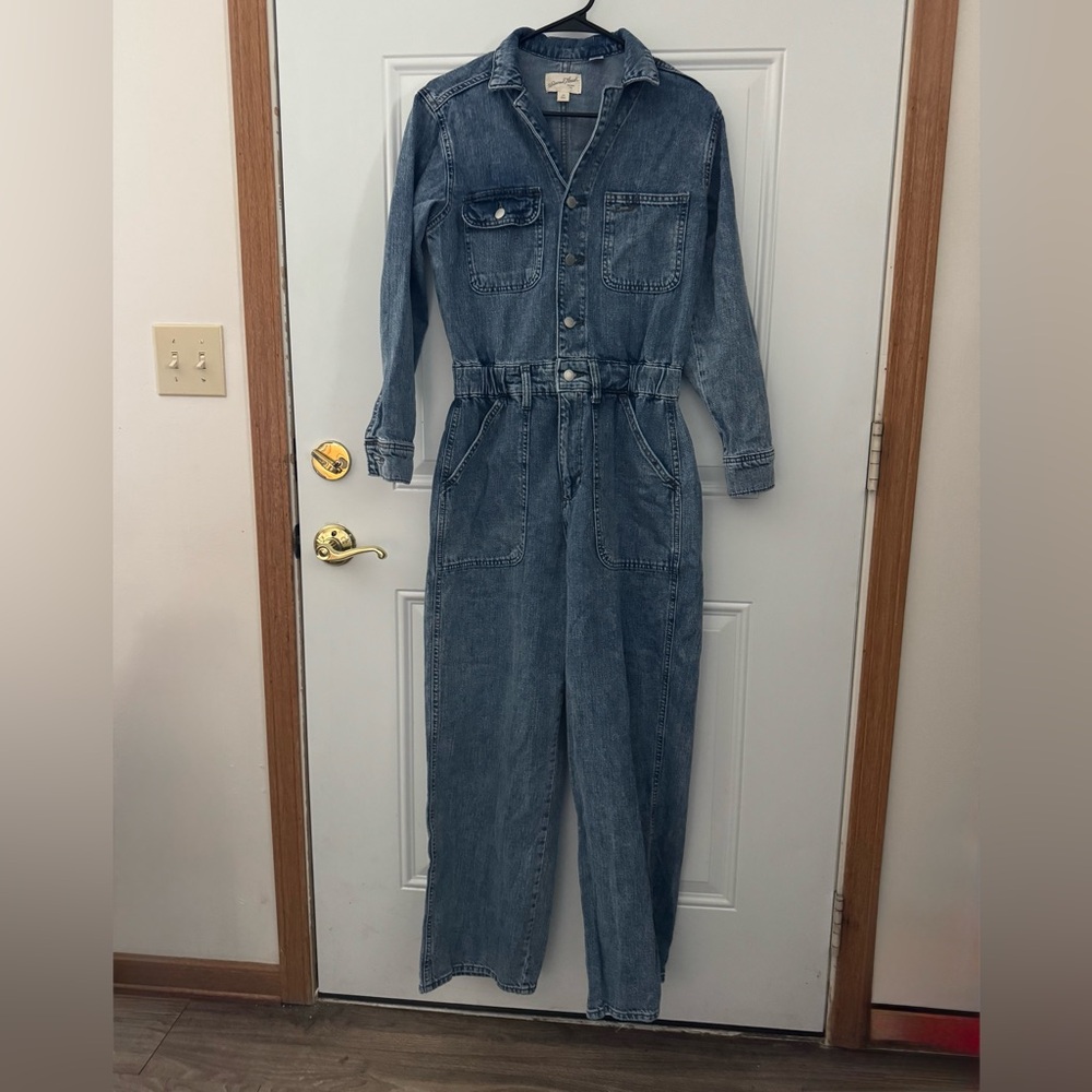 Universal Thread Blue Denim Overalls